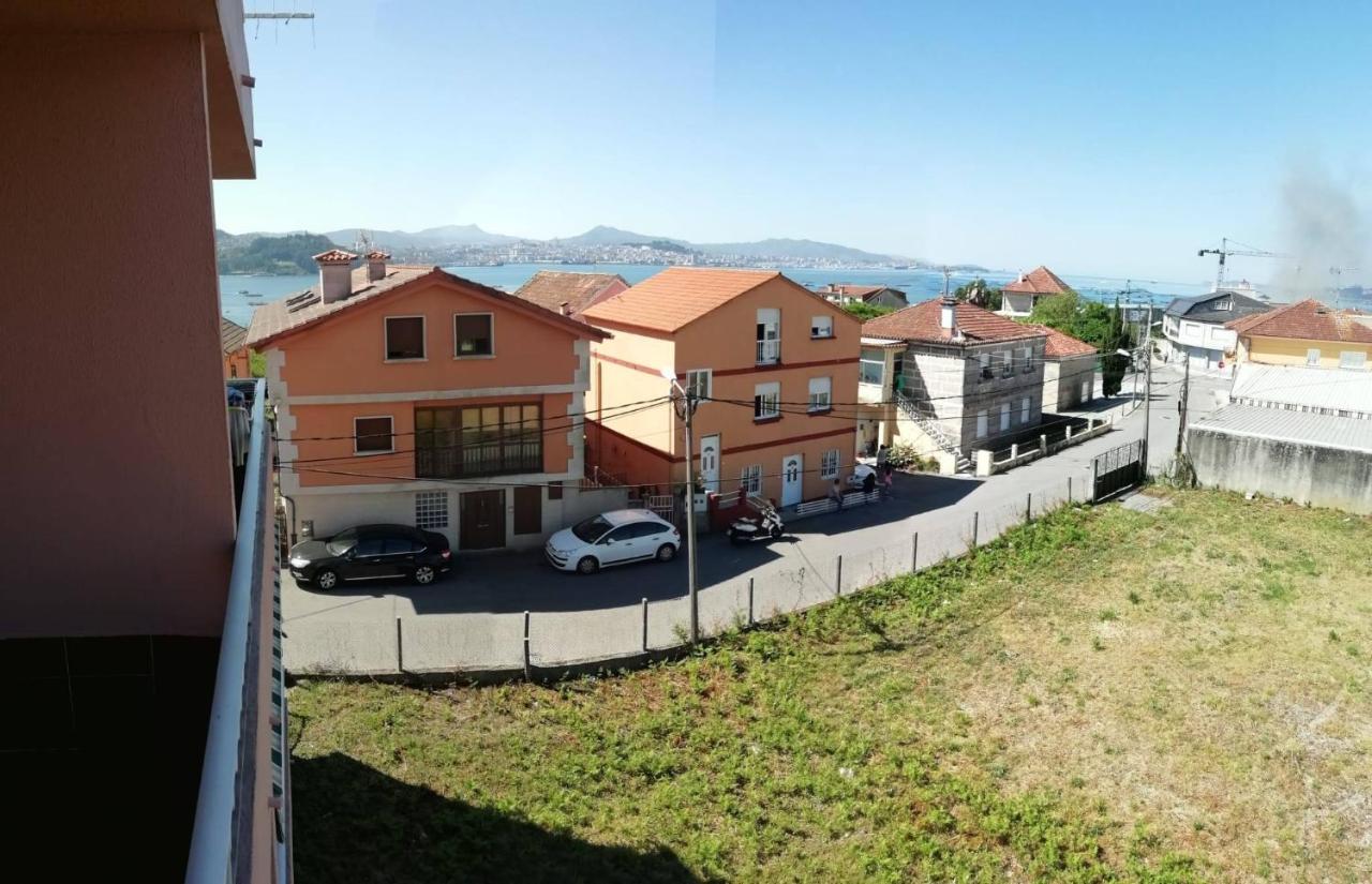 Amplio Apartamento Exterior Con Vistas A Islas Cies Moaña Esterno foto